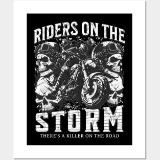 Biker Gang Shirt - Shirt for Biker - Skull Bike Posters and Art